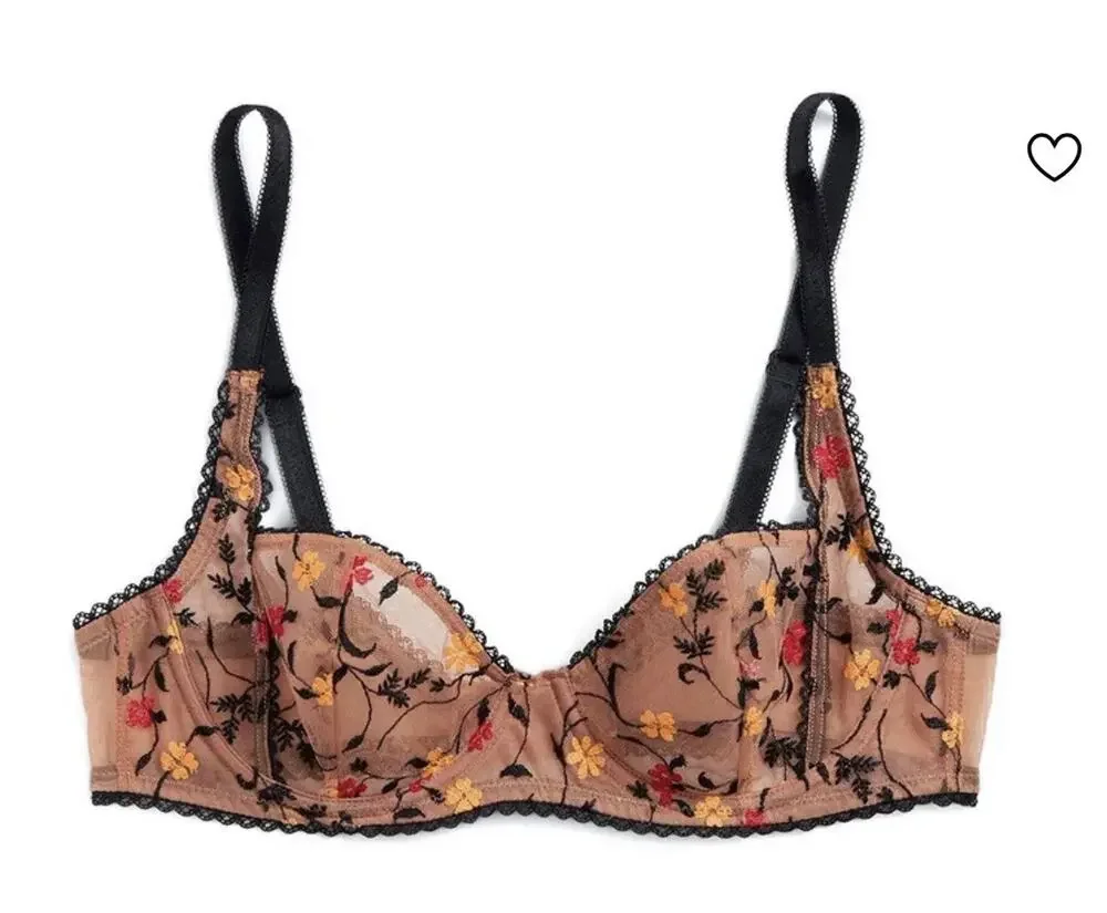 Adore Me Women's Floral Design Rosa Unlined Bra JL3 Multicolor Size 36B